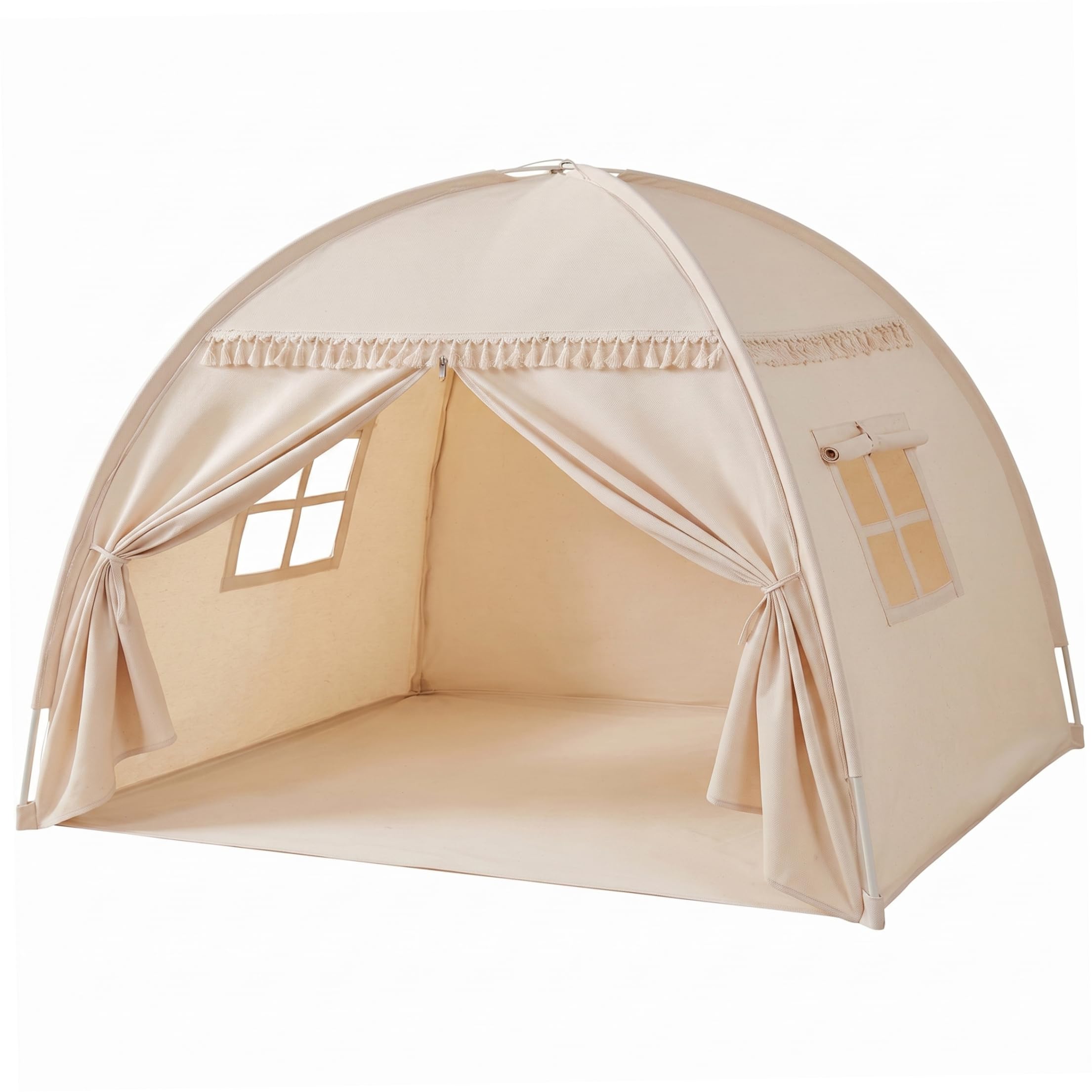 Tente de jeu intérieure pour enfants, pour espace privé, maison de jeu pour tout-petits avec rideau fenêtre et porte pour garçons et filles, chambre à coucher, salle jeux