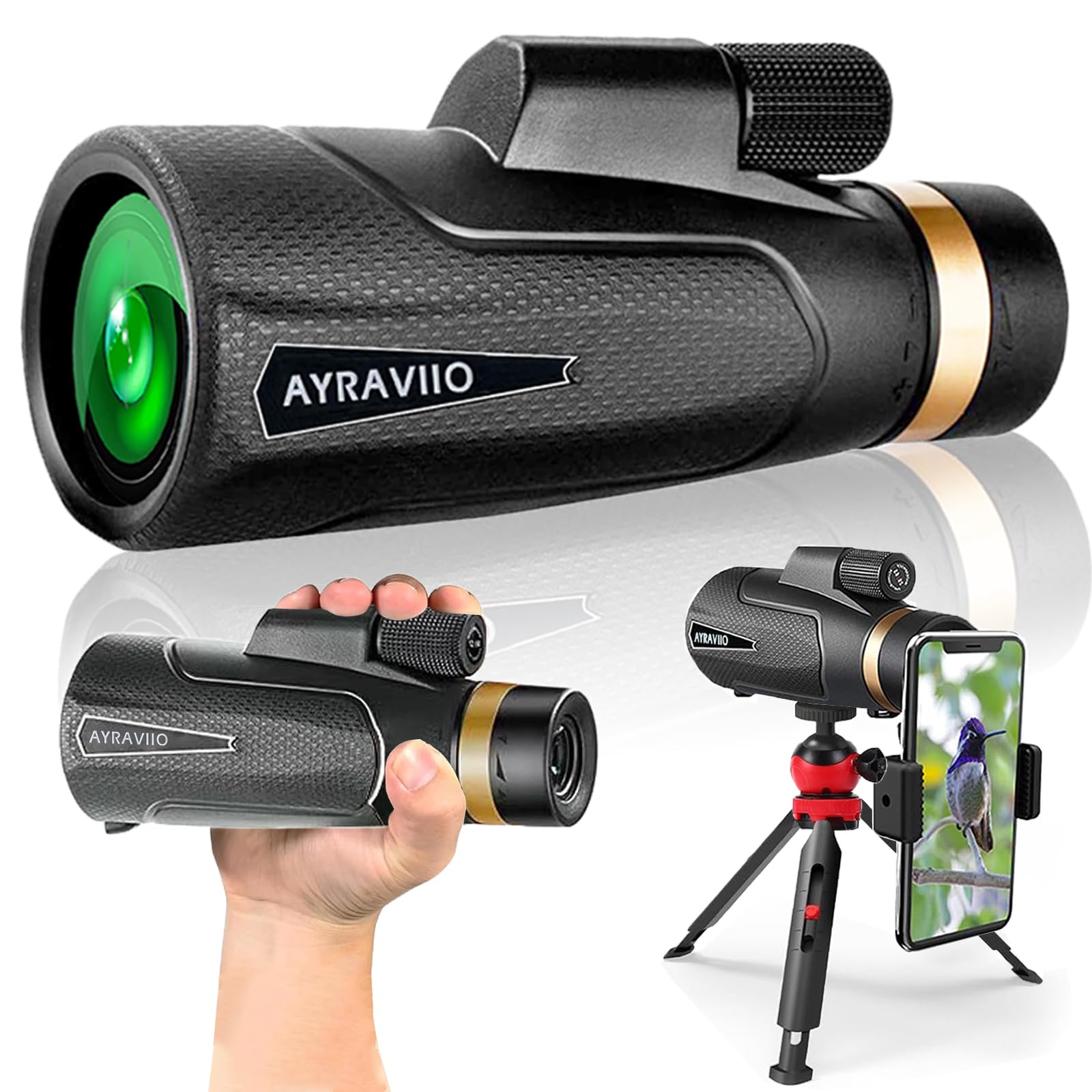 Amazon.com : 12x60 Monocular Telescope with Smartphone Holder Amazon.com : 12x60 Monocular Telescope with Smartphone Holder