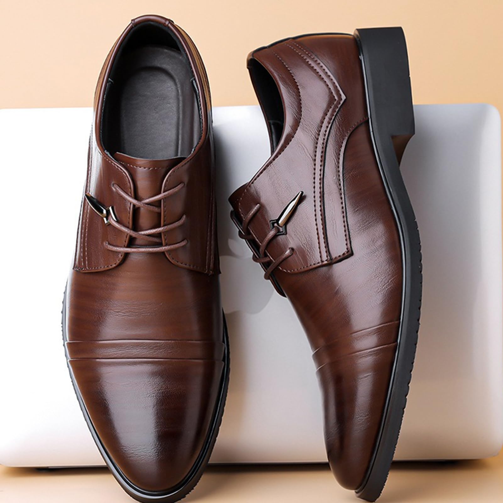 Scarpe Oxford Uomo Scarpe Formali | comode, Casual, Classico, Stringate, Matrimonio, Sposa, Business, Festa