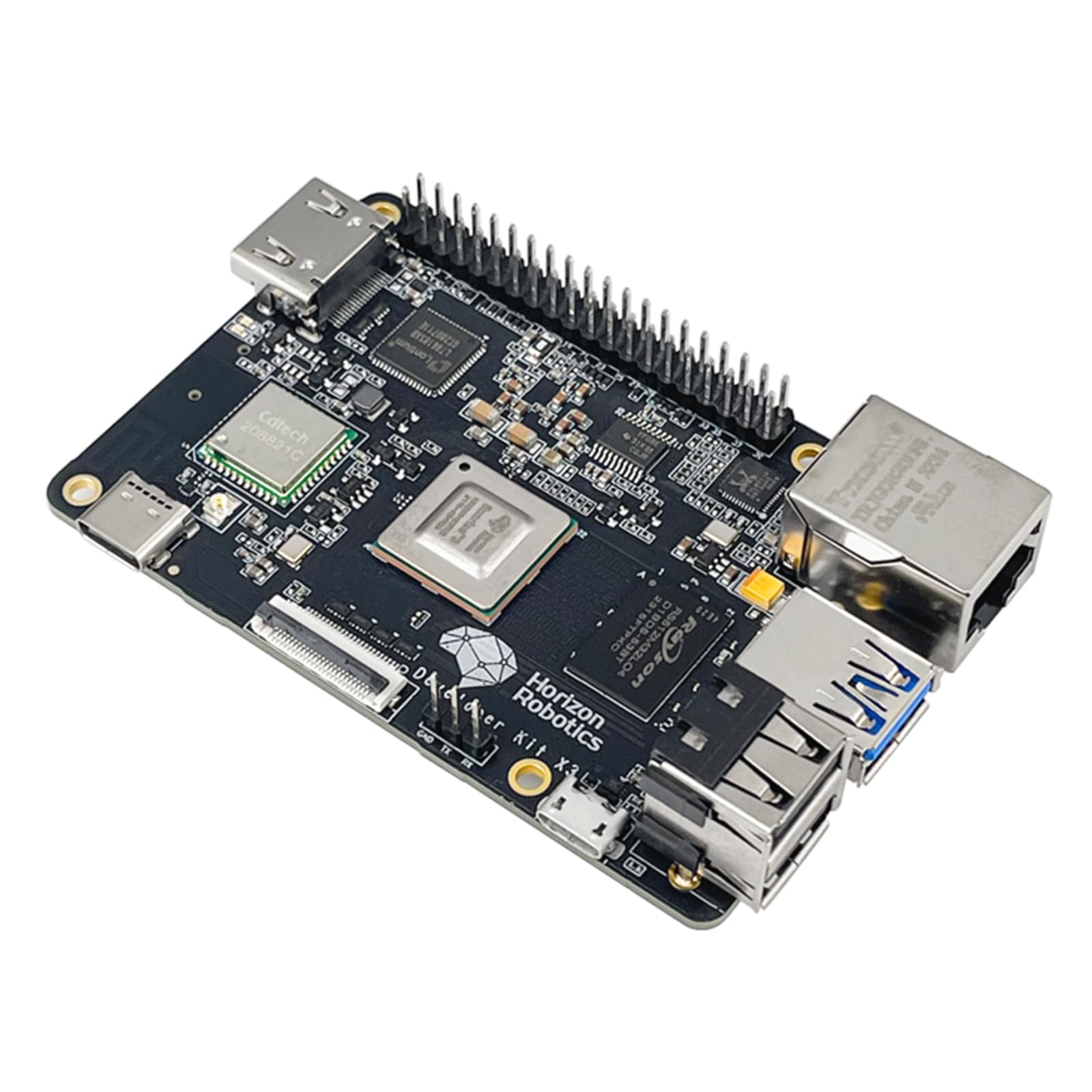WayPonDEV D-Robotics RDK X3 AI Robot Development Board Kit Quad-Core Cortex-A53 5TOPS BPU 2GB/4GB LPDDR4, compatibile con Raspberry Pi, per lo sviluppo di robotica AI ROS Deep Learning (4 GB, kit