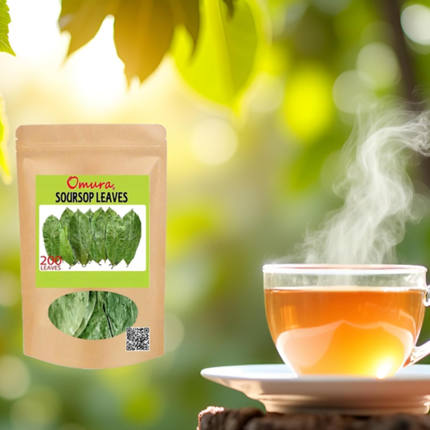 Omura SOURSOP Guanabana Graviola Tea Leaves 200 Leaves