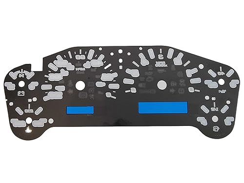 Miniatura 3 de Tanin Auto Electronix Custom Z71 - Superposición facial de calibre de carbono  Compatible con el velocímetro de racimo de instrumentos GMC y Chevy