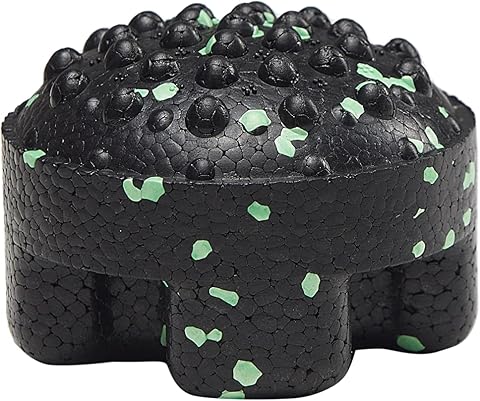 Actifoam Twister Semi Massage Ball Twister Yarım Masaj Topu (7,2x7,2x5,3 cm, Siyah + Yeşil)