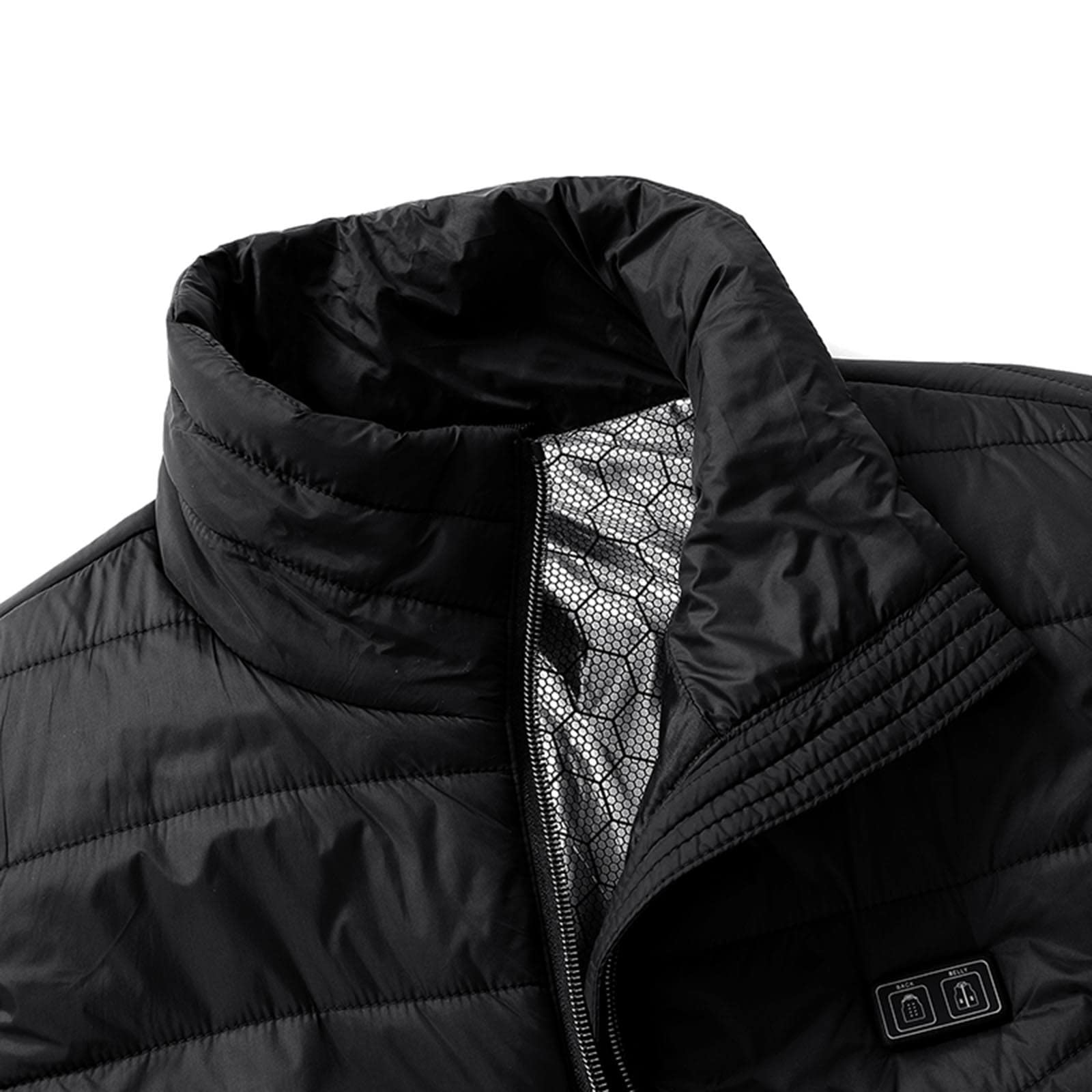 Genérico Cazadora Invierno Mujer,Chaleco TéRmico Ropa TéRmica Unisex Chaqueta TéRmica Ligera USB 3 Niveles De CalefaccióN 15 Zonas De CalefaccióN TamañO Ajustable Adapta Al Senderismo