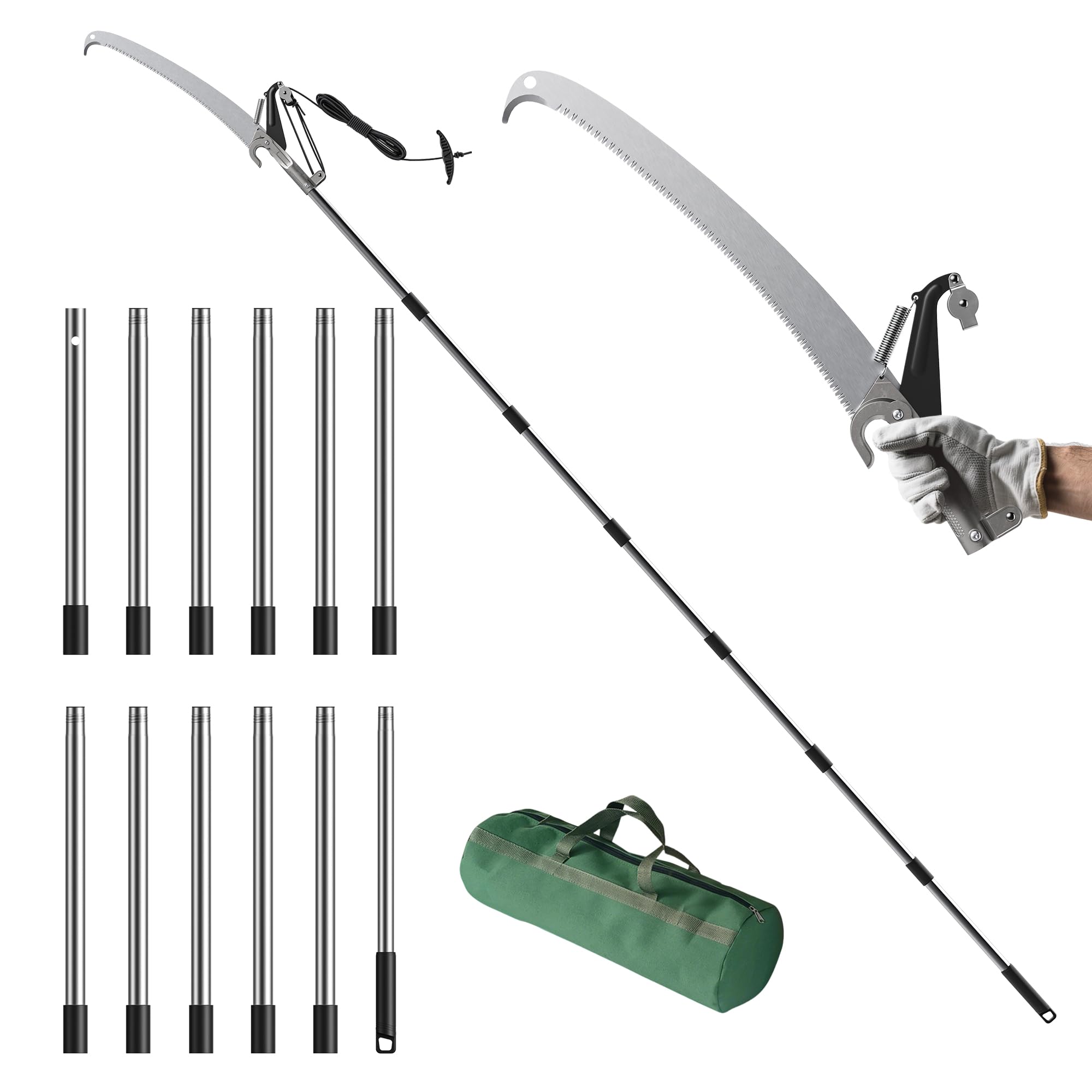 FLORA GUARD Teleskop Astsäge & Astschere 2-in-1 bis 5 m