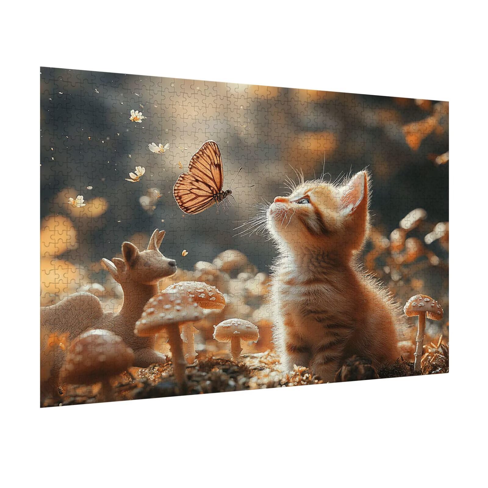 Puzzle dla dorosłych 2000 elementów trudne wyzwanie, grzyb, n-591 | Układanki dla dorosłych puzzle dla dorosłych Zabawa mózgowa ze zwierzętami zwiększają kreatywność, prezenty 3D