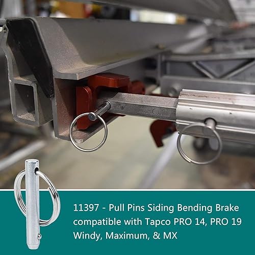 Miniatura 4 de Pasadores de tracción de freno lateral compatible con Tapco PRO 14, PRO 19, Windy, Maximum, MX, 11397 Pasadores de tracción de 0.25 pulgadas x 1.25