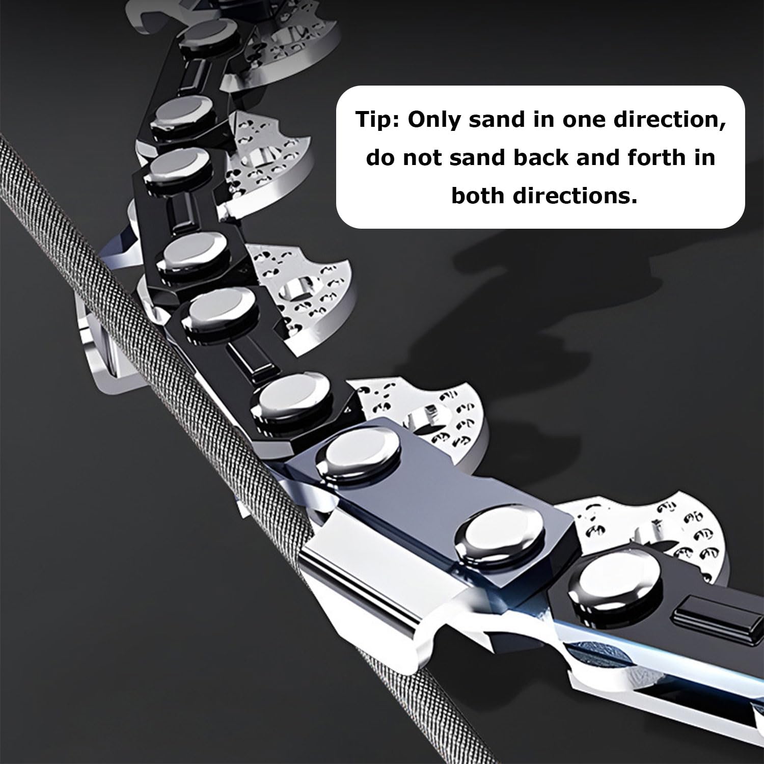 Limes 4 Pièces Support De Scie à Chaîne Mini Lime Lime à Cheval Pour