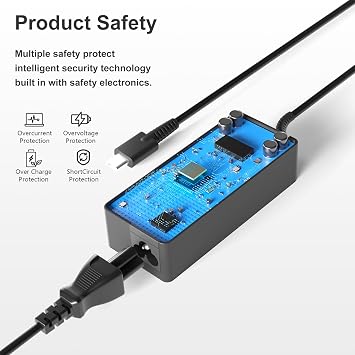 100W Delta ADP-100XB B Laptop Charger USB C compatible with Acer Swift,Asus