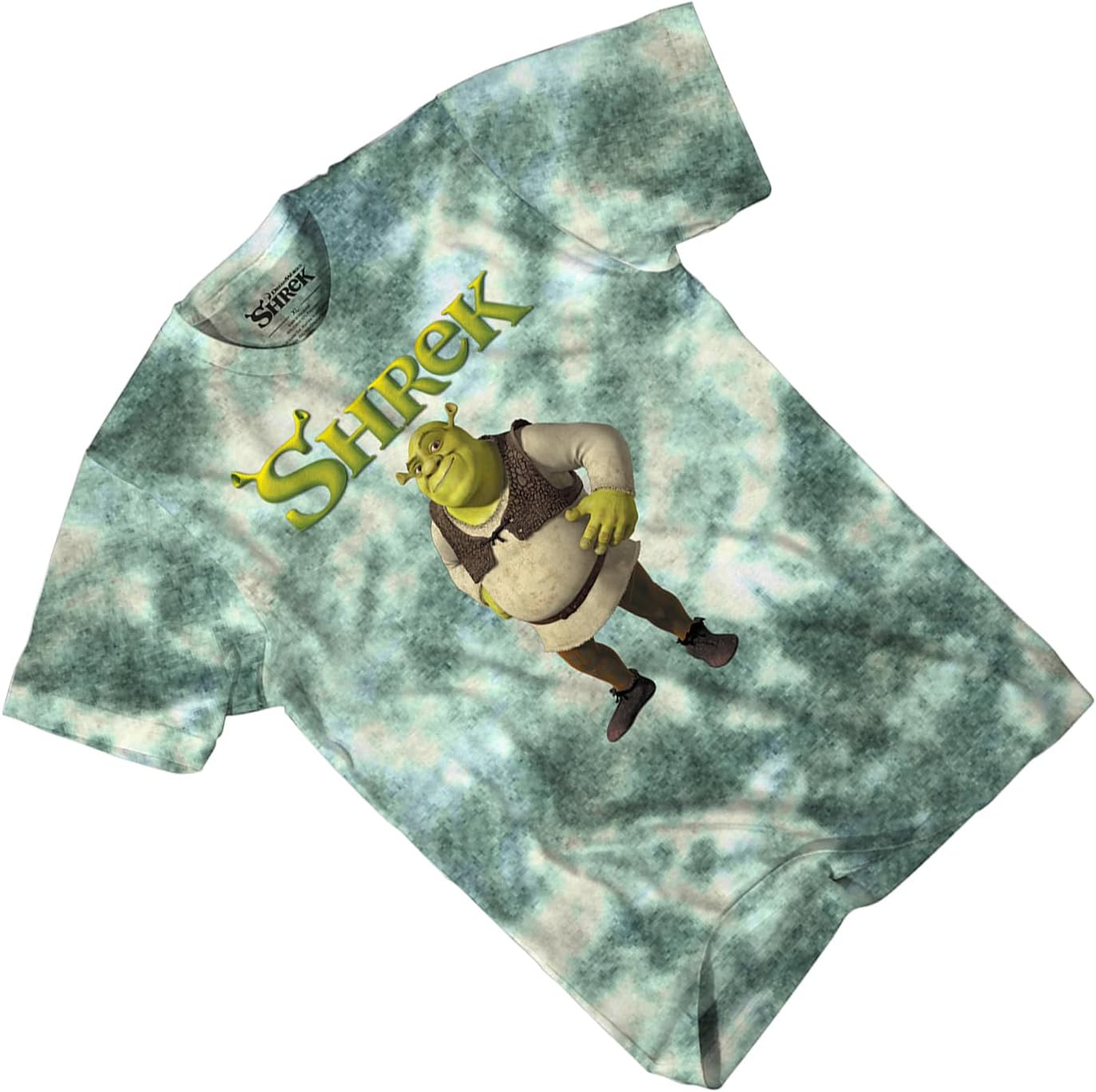 Shrek Mens Classic Movie Shirt, Donkey, Princess Fiona - Official Tie Dye T-Shirt image 3