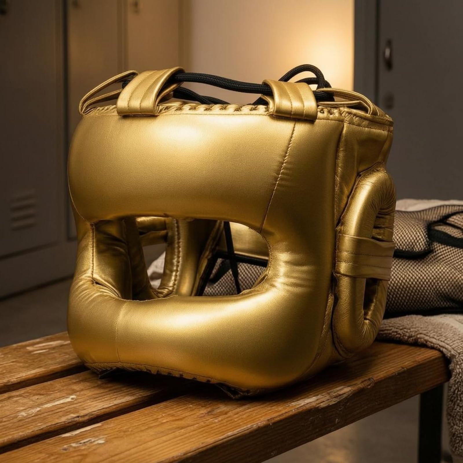 predolo Casco Pugilato Imbottito Casco Sparring Lucido