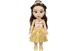 Disney Princess Belle Doll Sing & Shimmer Toddler Doll, Sings “Something There”