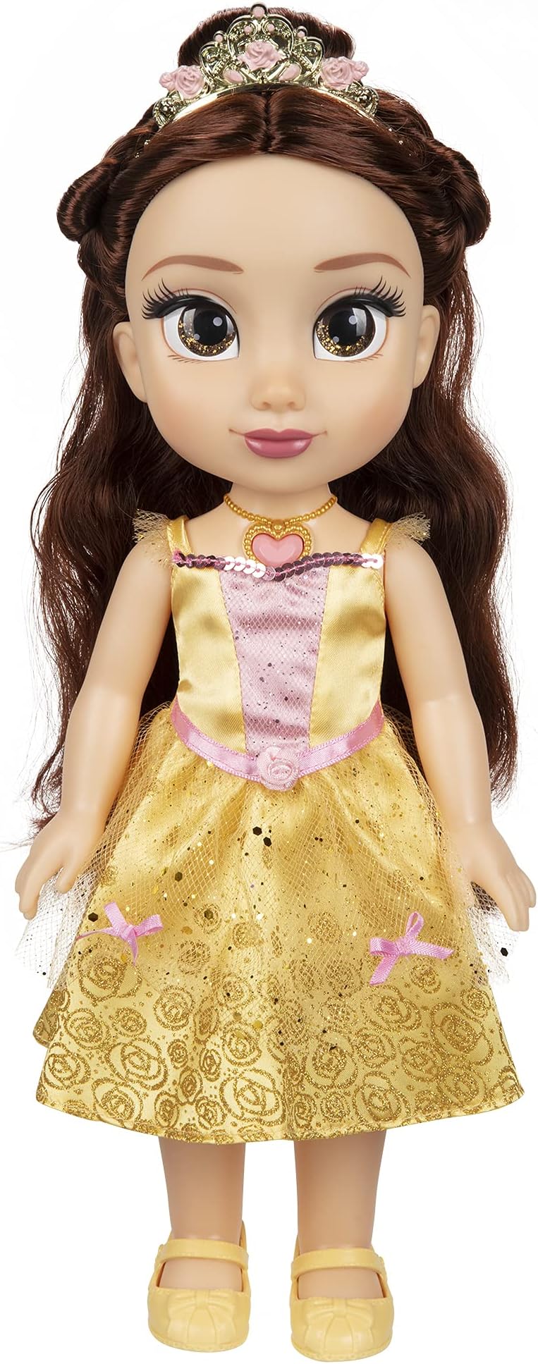 Disney Princess Belle Doll Sing & Shimmer Toddler Doll, Sings Something There [Amazon Exclusive]