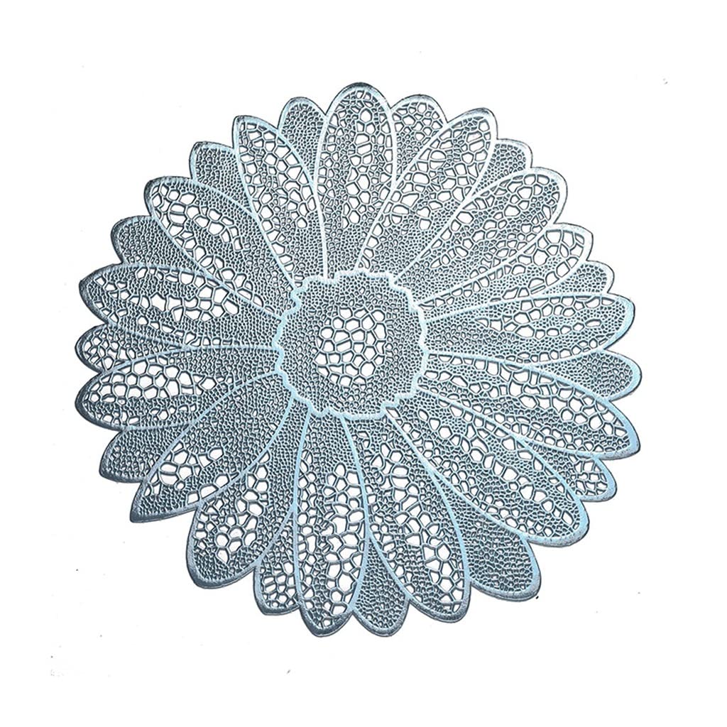 Cuscinetto Isolante Termico Cuscinetto Isolante Termico Floreale Cavo Tappetino Antiscottatura e Tappetino Set di 2 (Color : Blue) HGCHH
