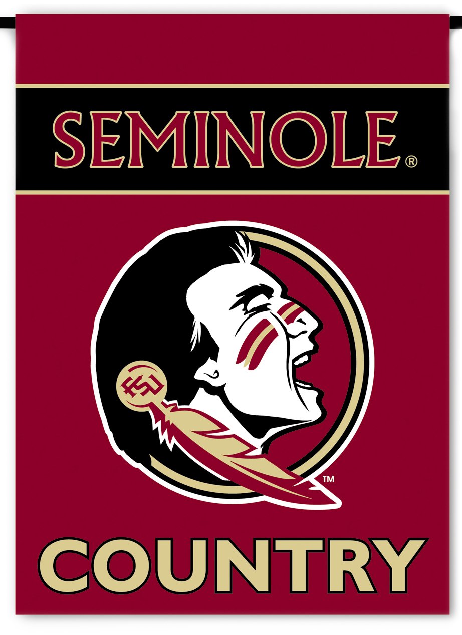 NCAA Florida State Seminoles 2-Sided Country Garden Flag, One Size, Team Color
