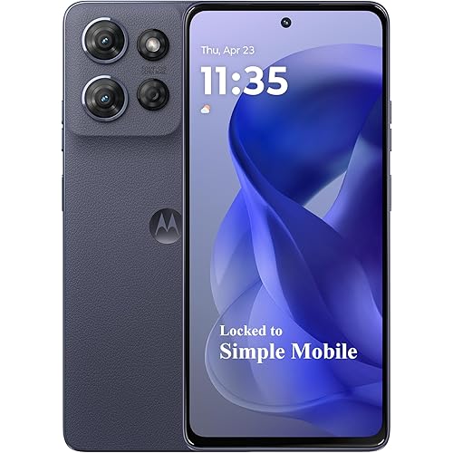 Simple Mobile Motorola Moto g Power 2025, 128GB, Slate Gray - 6.7" 120Hz Display, 50MP Camera, Long-Lasting Battery, 5G, Prepaid Smartphone (Locked to