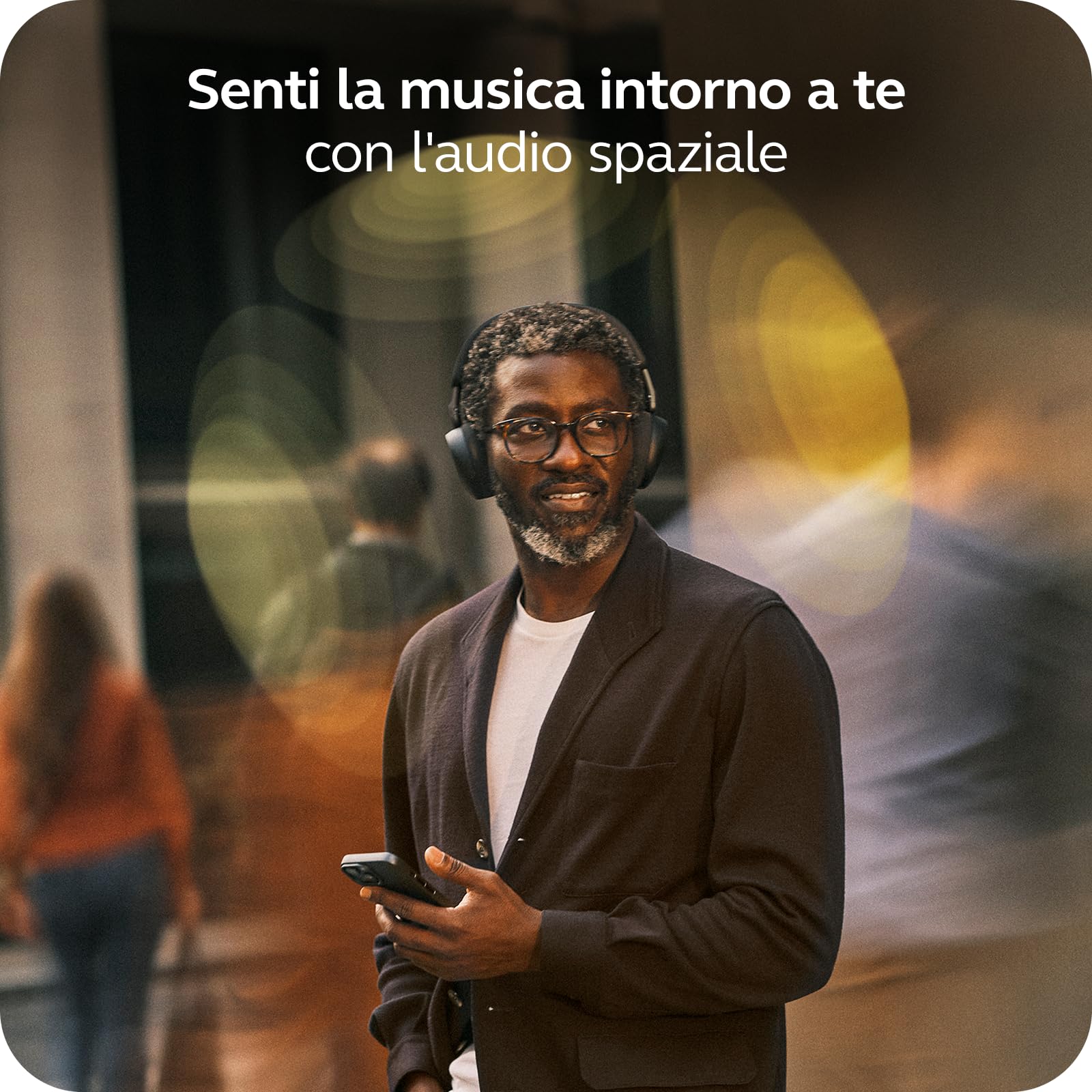 Jabra Evolve3 75 Cuffie On-Ear Wireless Bluetooth con Microfono per Lavoro, USB-C, AI Chiamate, Cancellazione Rumore Attiva Avanzata, 22h Batteria, per App Meeting Online, Nero