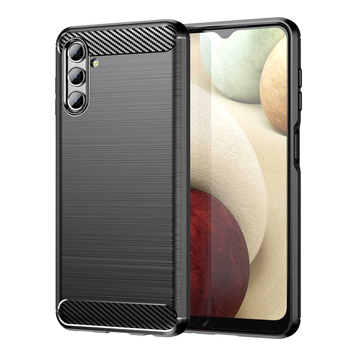 Junrui Slim Case Designed for Samsung Phones Galaxy A13 Case-TPU (Black)