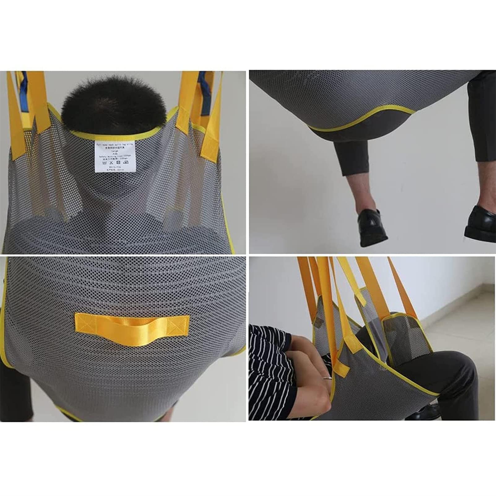Arnés De Cuerpo Completo para Pacientes Cinturón para Todo El Cuerpo, Arnés para Pacientes para Máquina De Traslado, Arnés para Elevación De Pacientes, Bipedestador para Ancianos