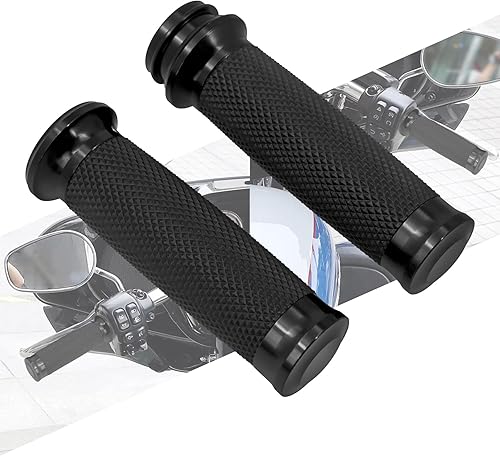 Miniatura 7 de Empuñaduras de manillar de acelerador electrónico para motocicleta para manubrio de 1" 0.984in ajuste universal para Harley Touring Dyna Softail