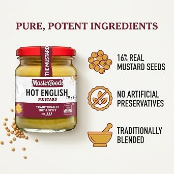 Masterfoods Hot English Mustard 175g