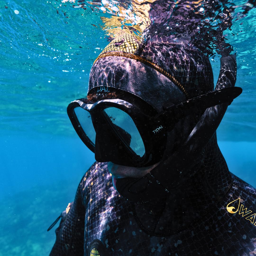 Pro Shot Maska pływowa – zaawansowana maska przeciwmgielna do snorkelingu, pływania i nurkowania z akwalungiem z szerokokątną soczewką ze szkła hartowanego i najlepszą technologią zapobiegającą