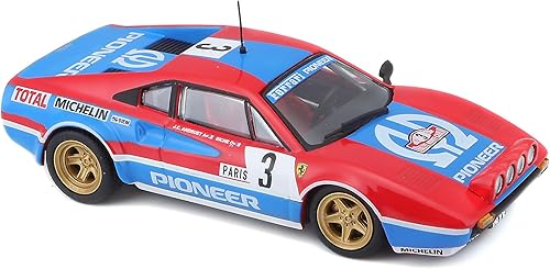 Miniatura 2 de Bburago Ferrari Racing 308 GTB (1982) Super Car - Escala 1:43 - Increíblemente detallada réplica de fundición a presión modelo coleccionable