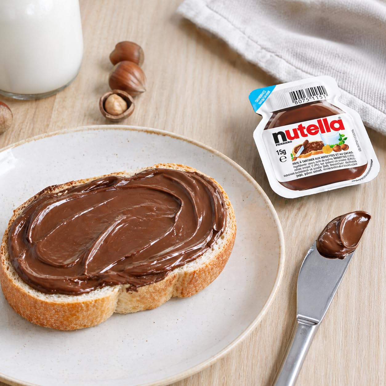 Nutella Nutella 15 gr kartontray nutella 120 pcs