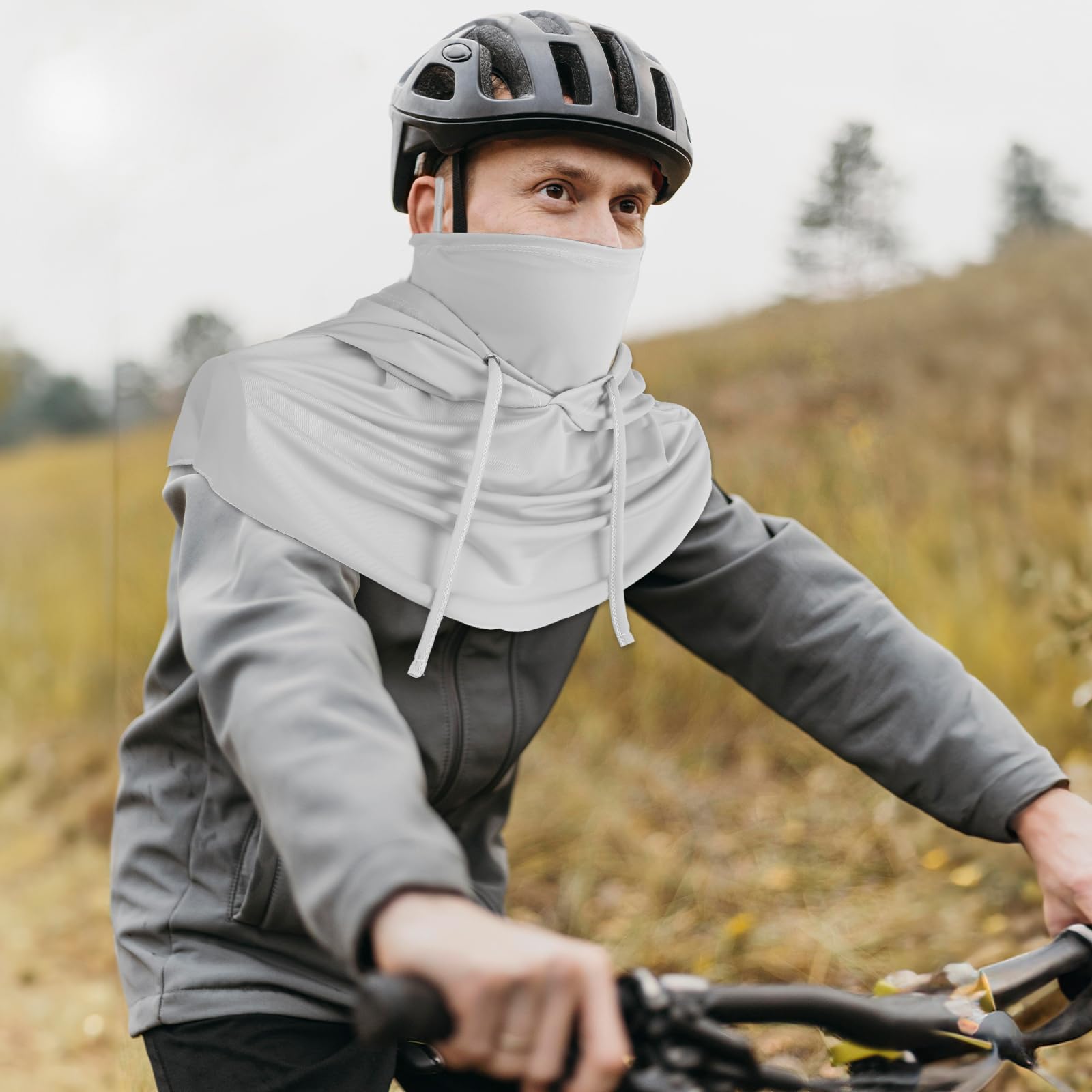 Paquete de 2 máscaras faciales con protección solar UV, pasamontañas refrescantes, máscara de motocicleta para hombres y mujeres, actividades al aire libre, motocicleta, ciclismo, pesca