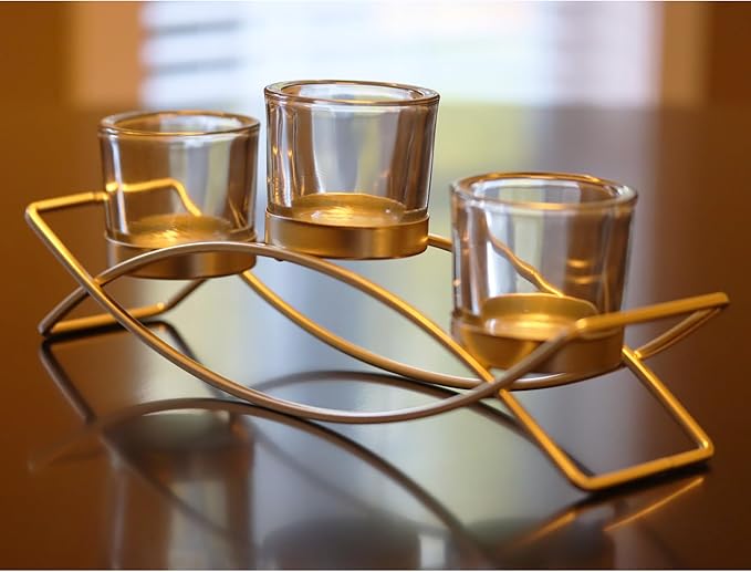 Iron Arch Candle Holder