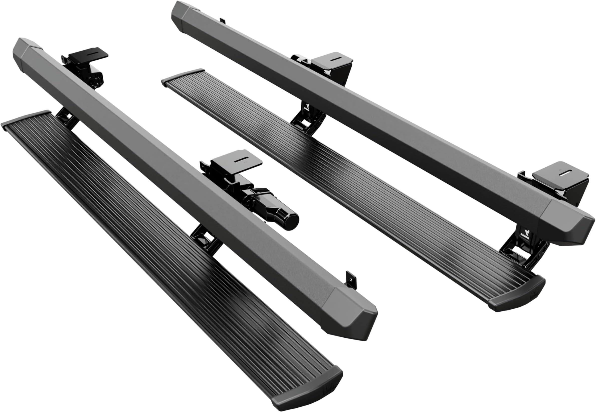 RealTruck AMP Research PowerStepXL Retractable Electric Truck Steps with LED Step Lights & 3" Lower Drop | Fits 2019 - 2021 Silverado/Sierra 1500; 2020 - 2023 2500HD/3500HD | 77254-01A