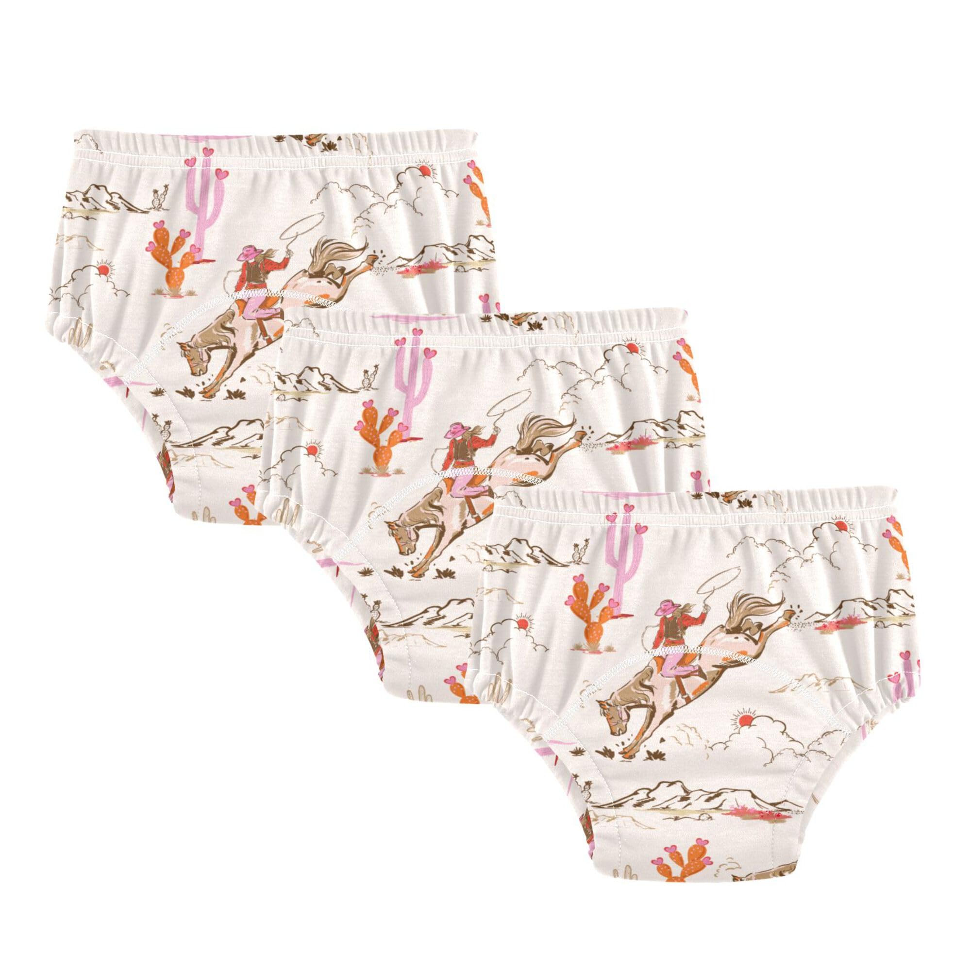 Toddler Potty Training Underwear Cotton Absorbent Soft Baby Girl Boy Potty Training Pant 2t-5t