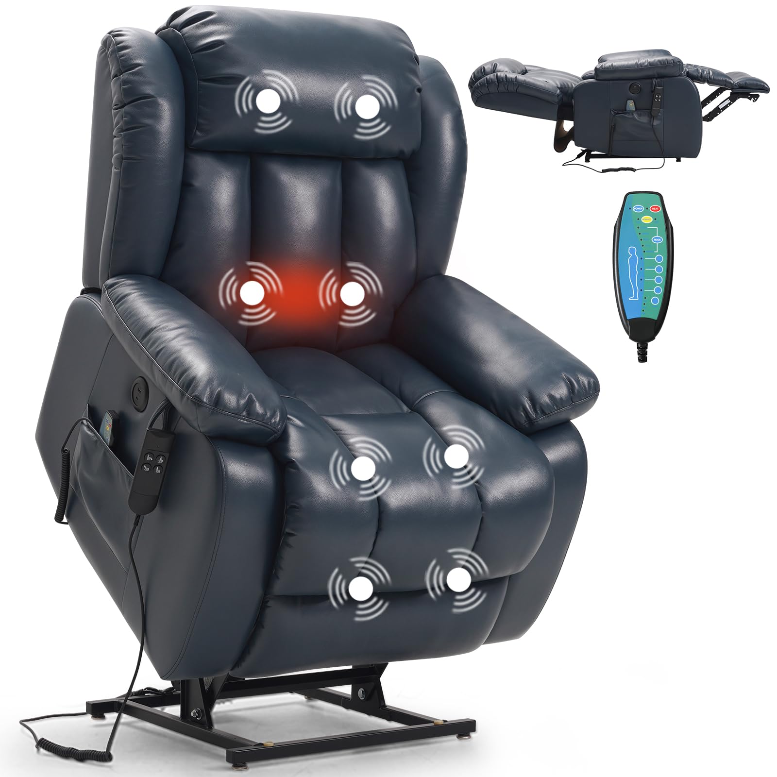 PARKOL Dual Motor Power Lift Recliner Chair