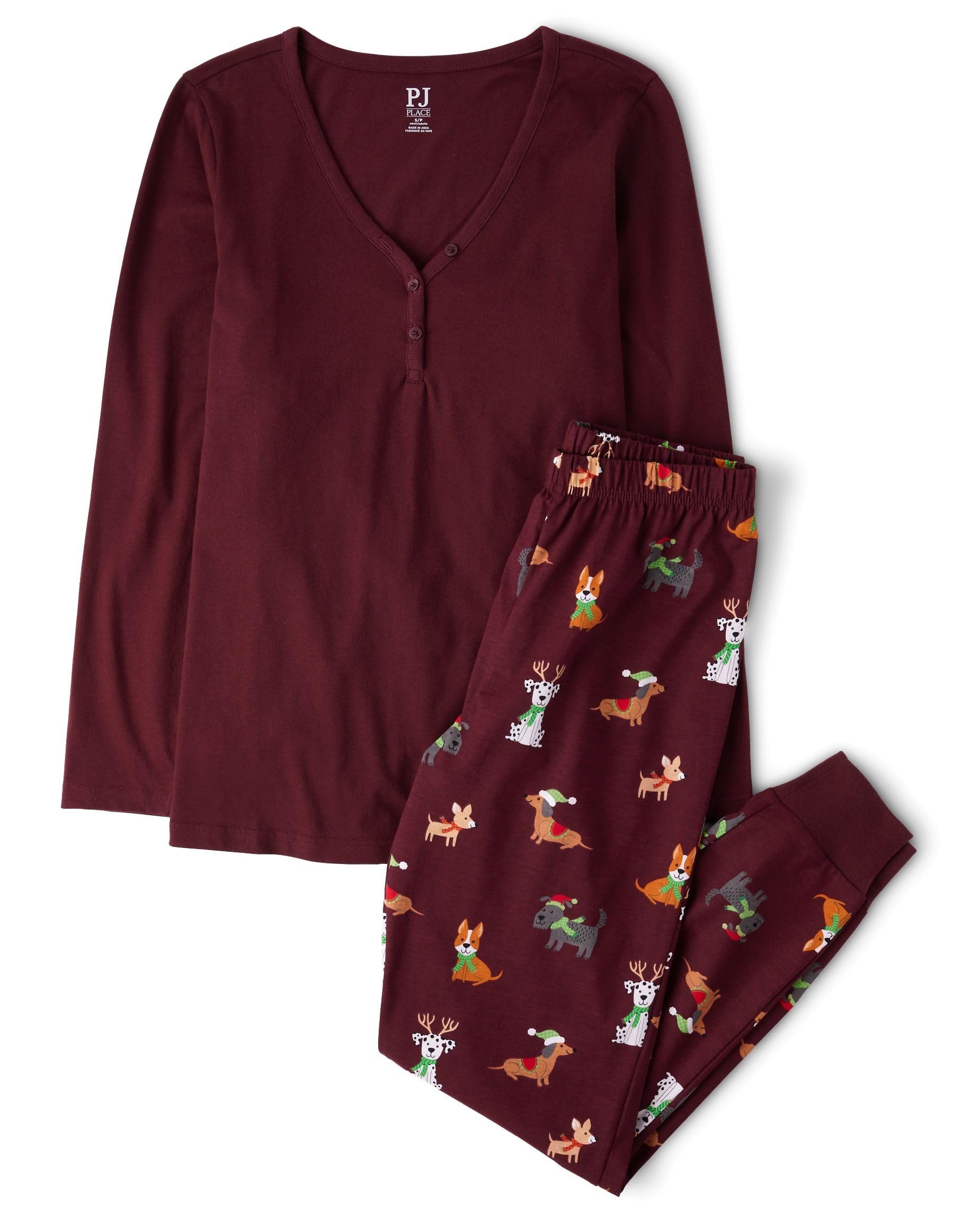 The Children's Place Family Matching Christmas Pajama Sets, Cotton