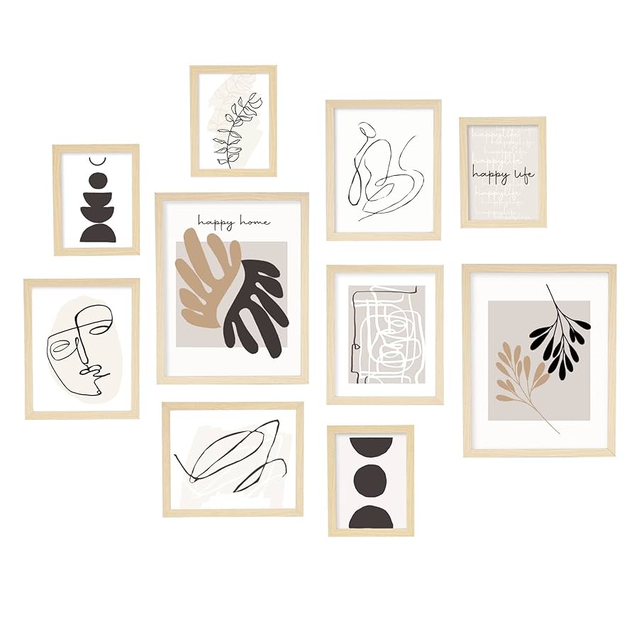 amazon-com-artbyhannah-neutral-gallery-wall-frames-set-of-10-with-decorative-minimalist-art-prints-and-picture-frame-set-wall-art-decor-for-modern-home-decoration-assorted-size-6x8-x4-8x10-x4 for Free Printable Minimalist Wall Art Amazon.com - ArtbyHannah Neutral Gallery Wall Frames Set of 10 with Decorative Minimalist Art Prints and Picture Frame Set Wall Art Decor for Modern Home Decoration, Assorted Size 6x8 x4, 8x10 x4, for Free Printable Minimalist Wall Art