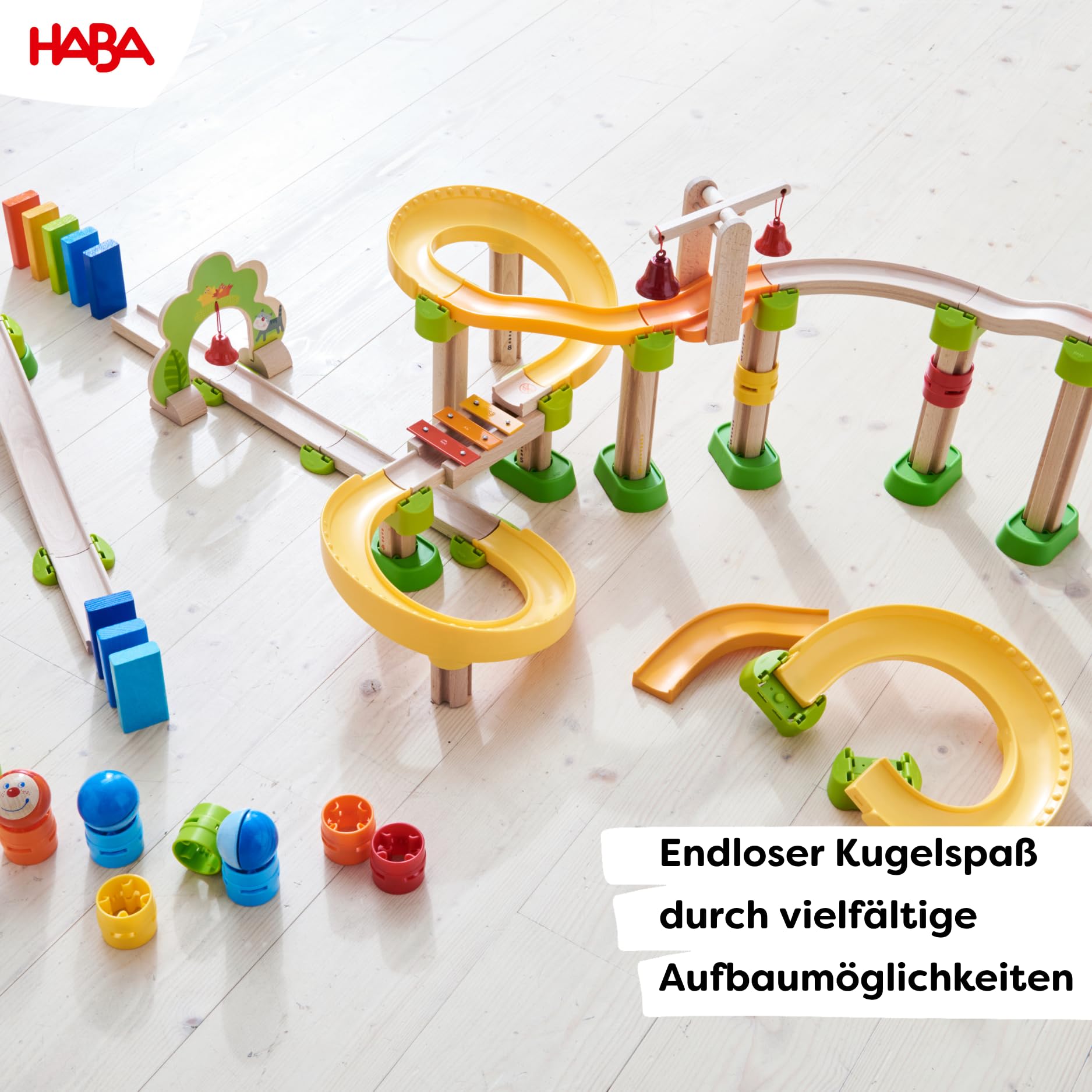 Amazon.co.jp: HABA 30300インチ Kullerbü ボールトラック クリン
