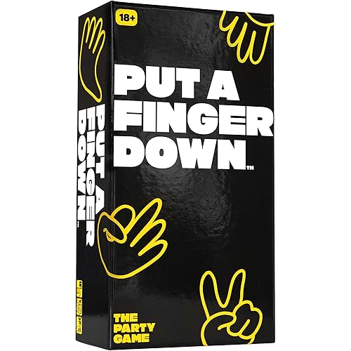 Hunch Games Put A Finger Down - The Viral Party Game That Will Have Everyone Talking - Funny Adult Card Game & Icebreaker Ideas, Game Nights, & Big or Small Groups, 400 Cards for 2+ Players