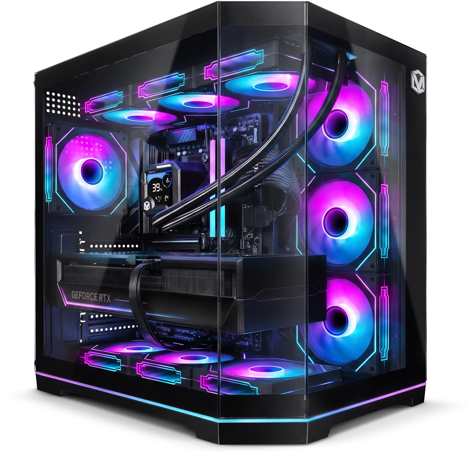Vibox Gaming PC - AMD Ryzen 7 9800X3D, Nvidia RTX 5080, 32GB RAM, 2TB NVMe SSD, Windows 11, WiFi 6 + Bluetooth 5.4