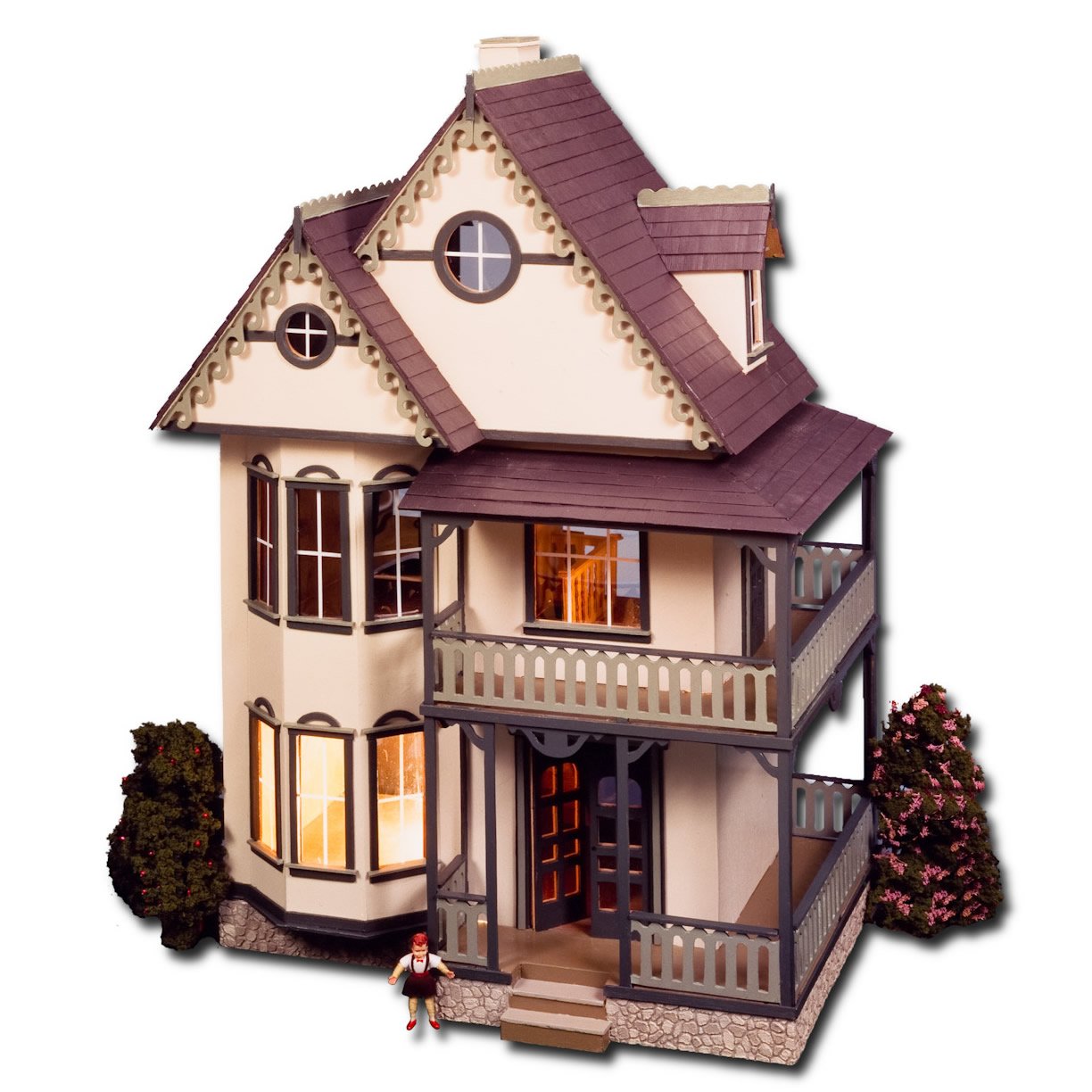Buy Greenleaf Tennyson Dollhouse Kit 1 Inch Scale (Laser Cut) Online