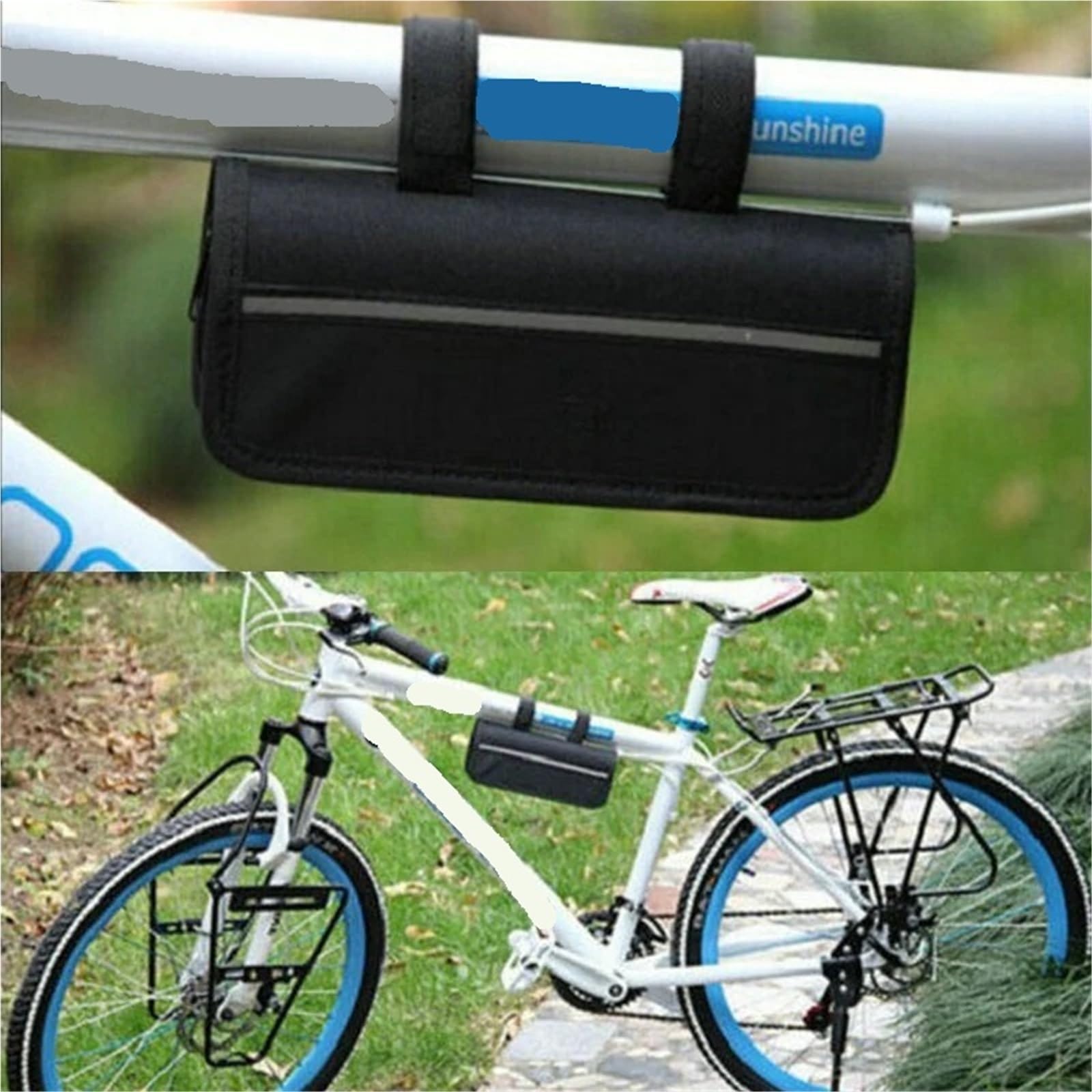 Generico Kit di Attrezzi for Riparazione Bici con Custodia, Toppa for Pneumatici for Pompa E Chiave Esagonale for La Manutenzione del Ciclismo All'aperto su Bici da Strada MTB