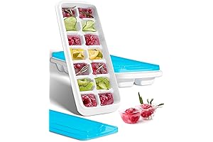Joined Ice Cube Tray for Freezer: Ice Cube with Lids for Effortless Freezing