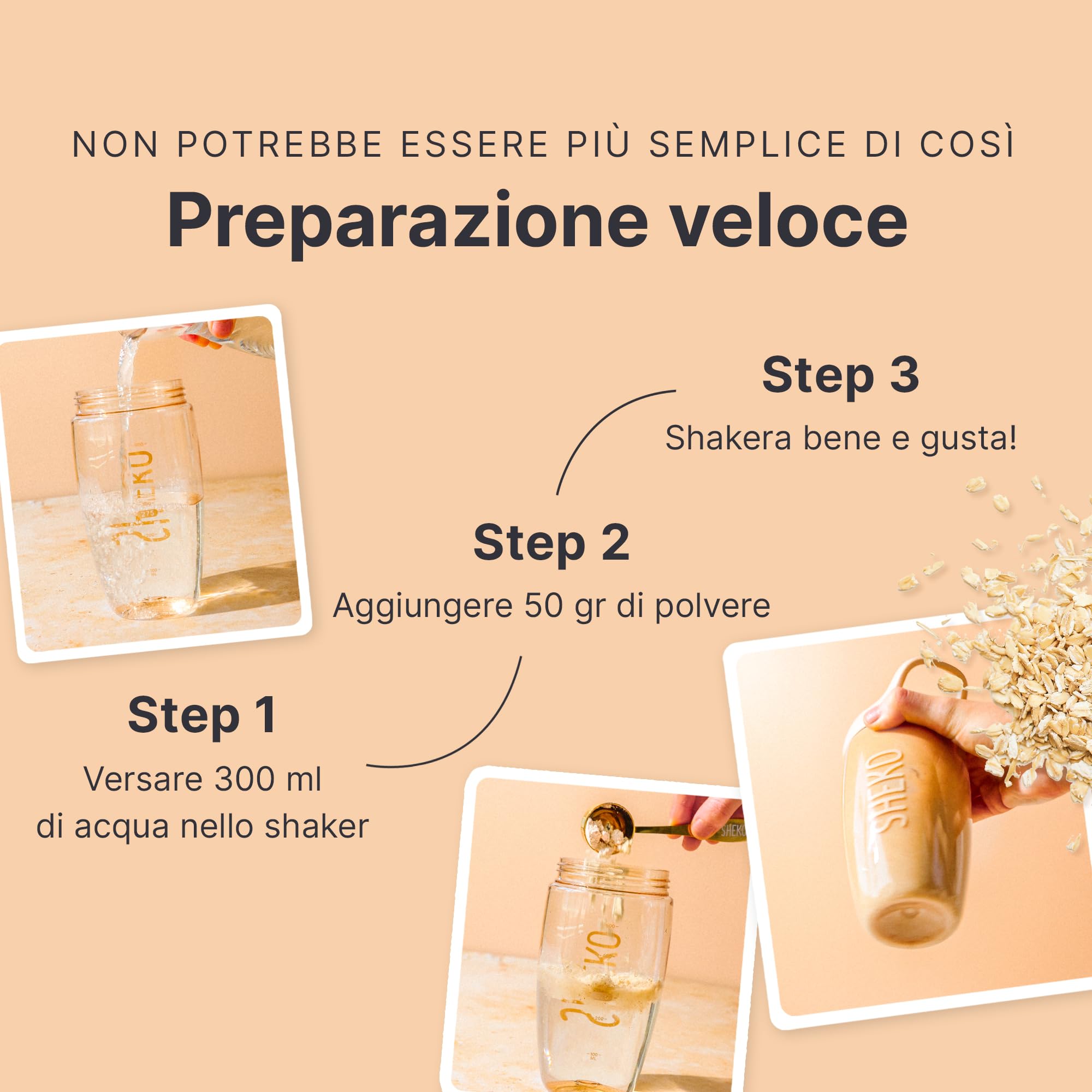 SHEKO Balance Shake Vegan Pur - 14 Cremige Mahlzeitenersatz Shakes zum Abnehmen - Proteinreich, Glutenfrei & Natürlicher Geschmack - Abnehmen Shake