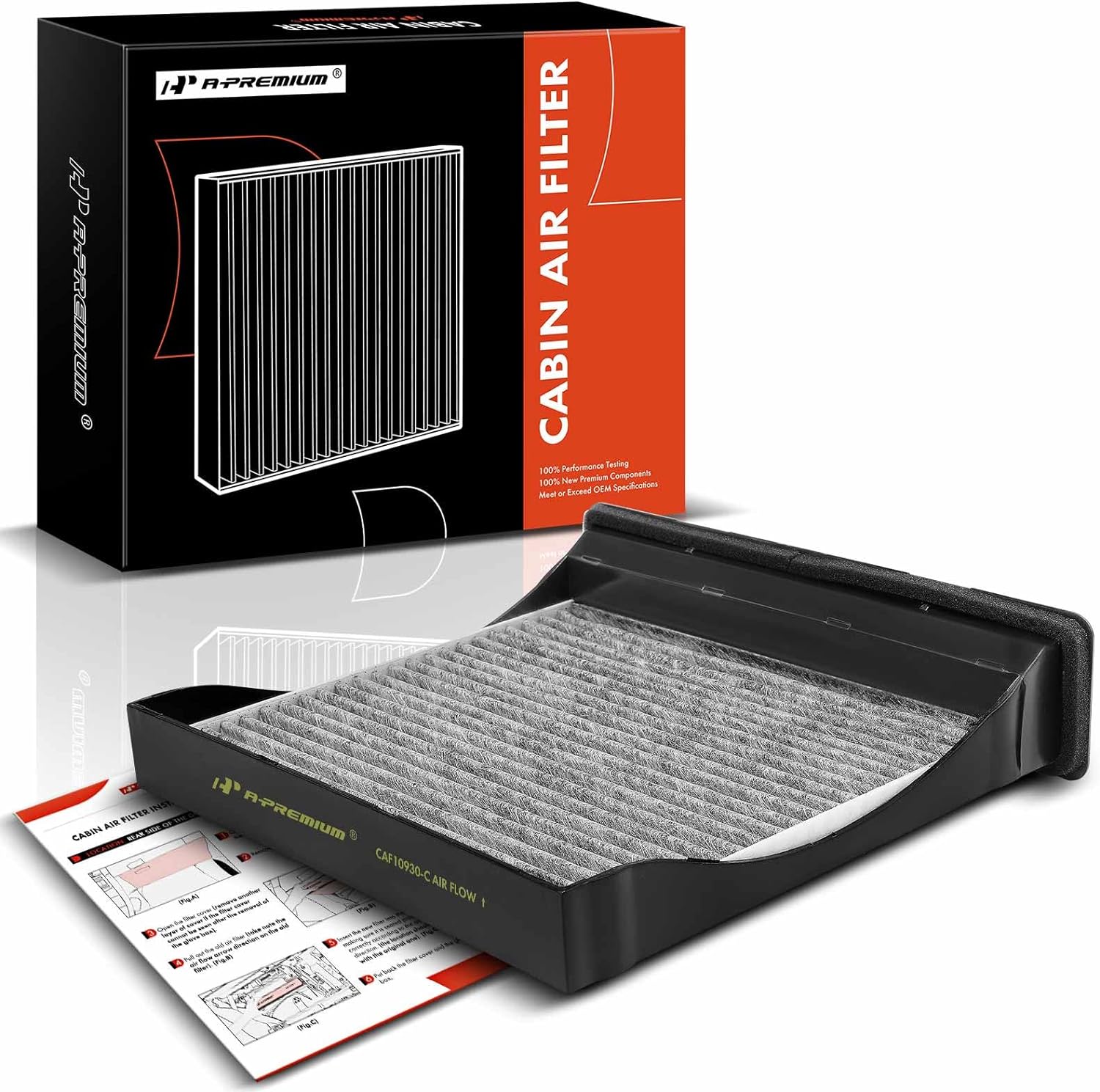 APremium Cabin Air Filter with Activated Carbon Compatible
