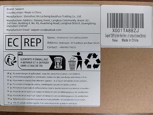 Miniatura 8 de Swpeet Juego surtido de tornillos de madera pequeños autoperforantes de 0.197 in, 0.236 in, 0.315 in, 0.394 in, 0.472 in, 0.630 in, tornillos de