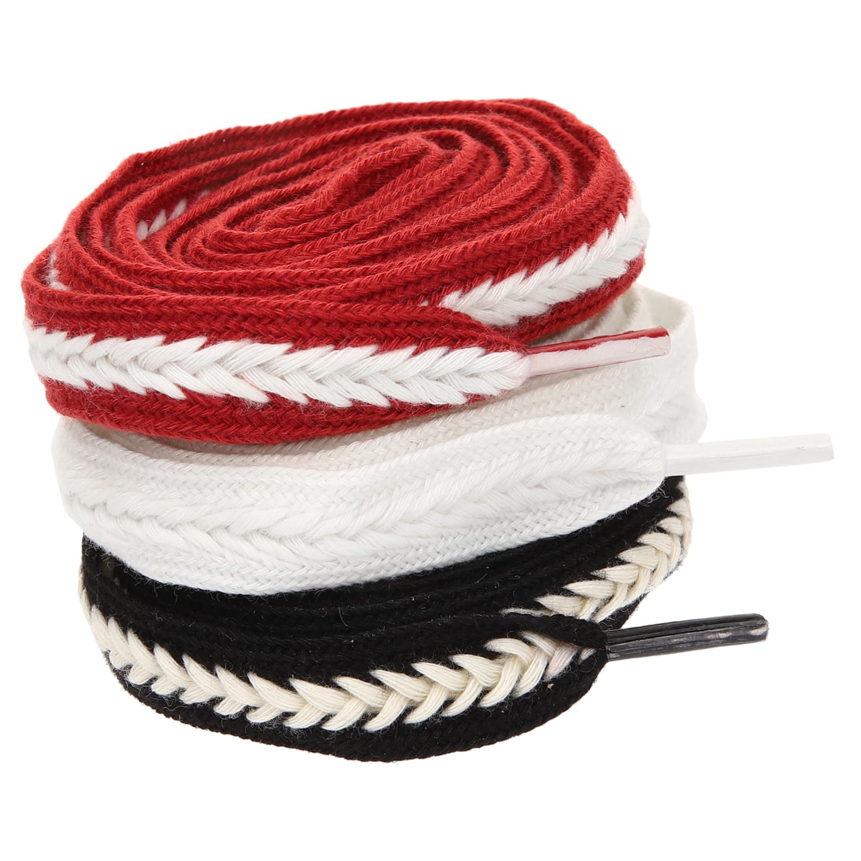 12pares Cordones De Zapato Cordones Anchos Para Zapatillas Deportivas Para Calzado Casual y Deportivo