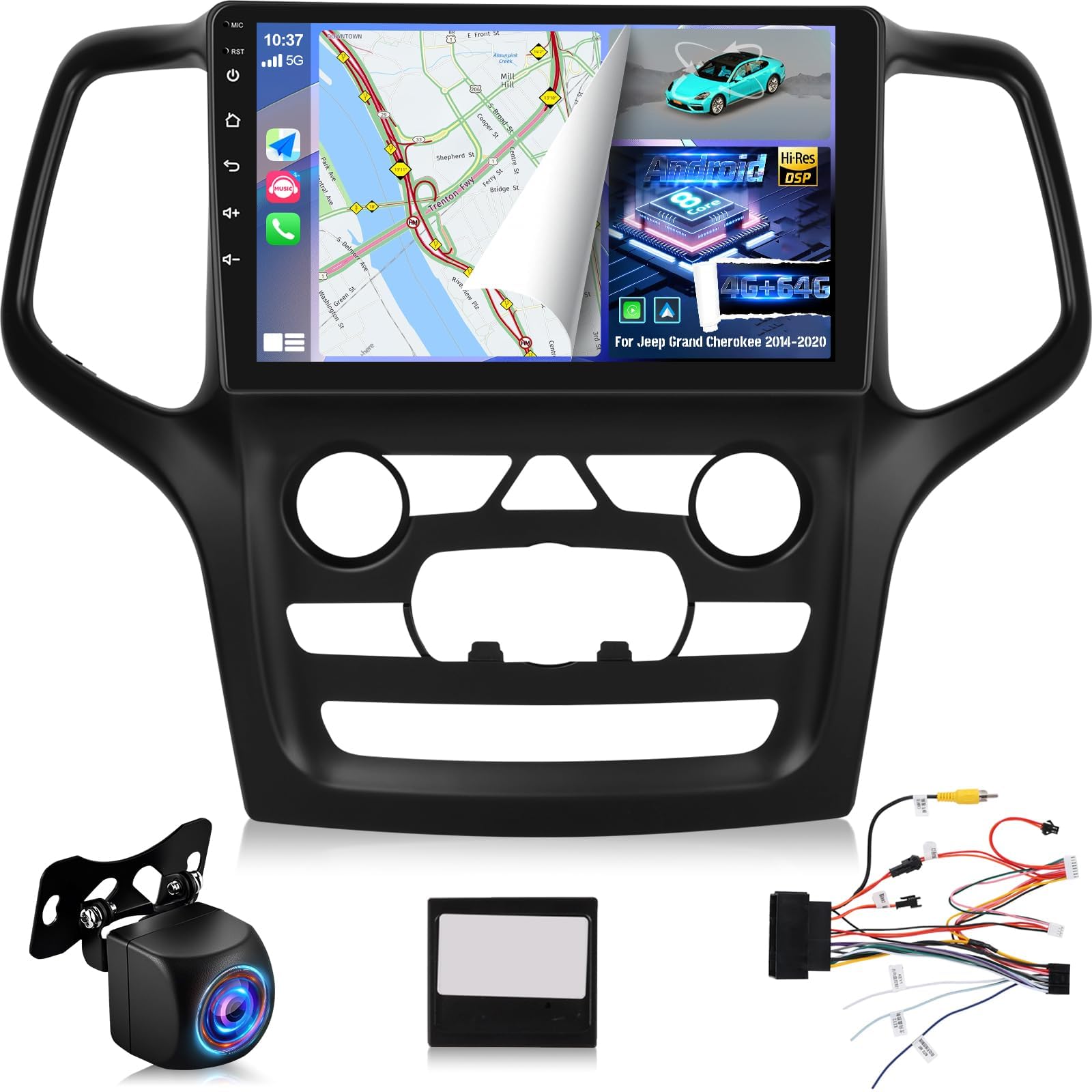Photo 1 of NHOPEEW Android 15 Car Stereo for Jeep Grand Cherokee 2014-2020