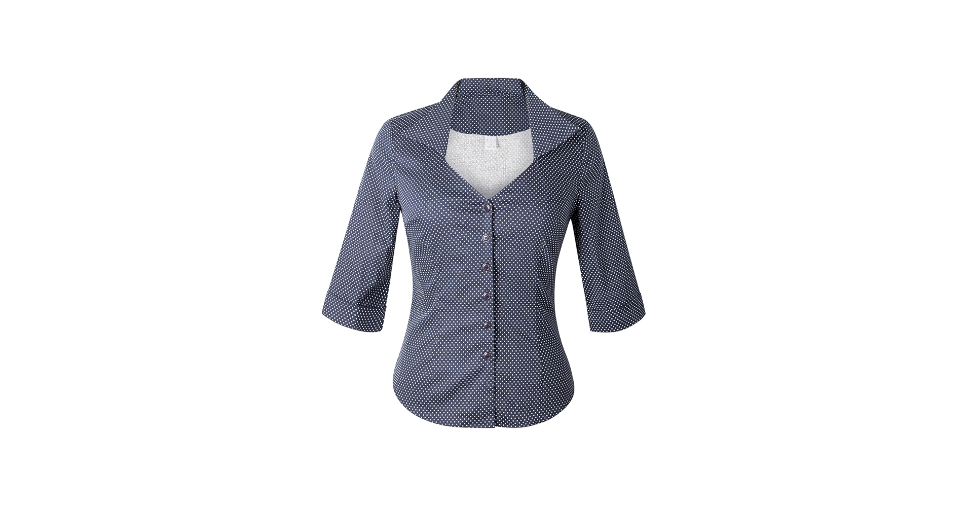 Amazon.com: YARN & INK Women's Classic-Fit Blouses Button