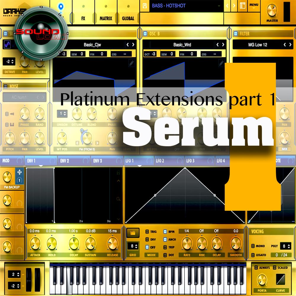 SoundLoad Serum xFer Platinum Extension Mega Bundle – Über 50 GB mit 80.000 Presets und Patches für Serum