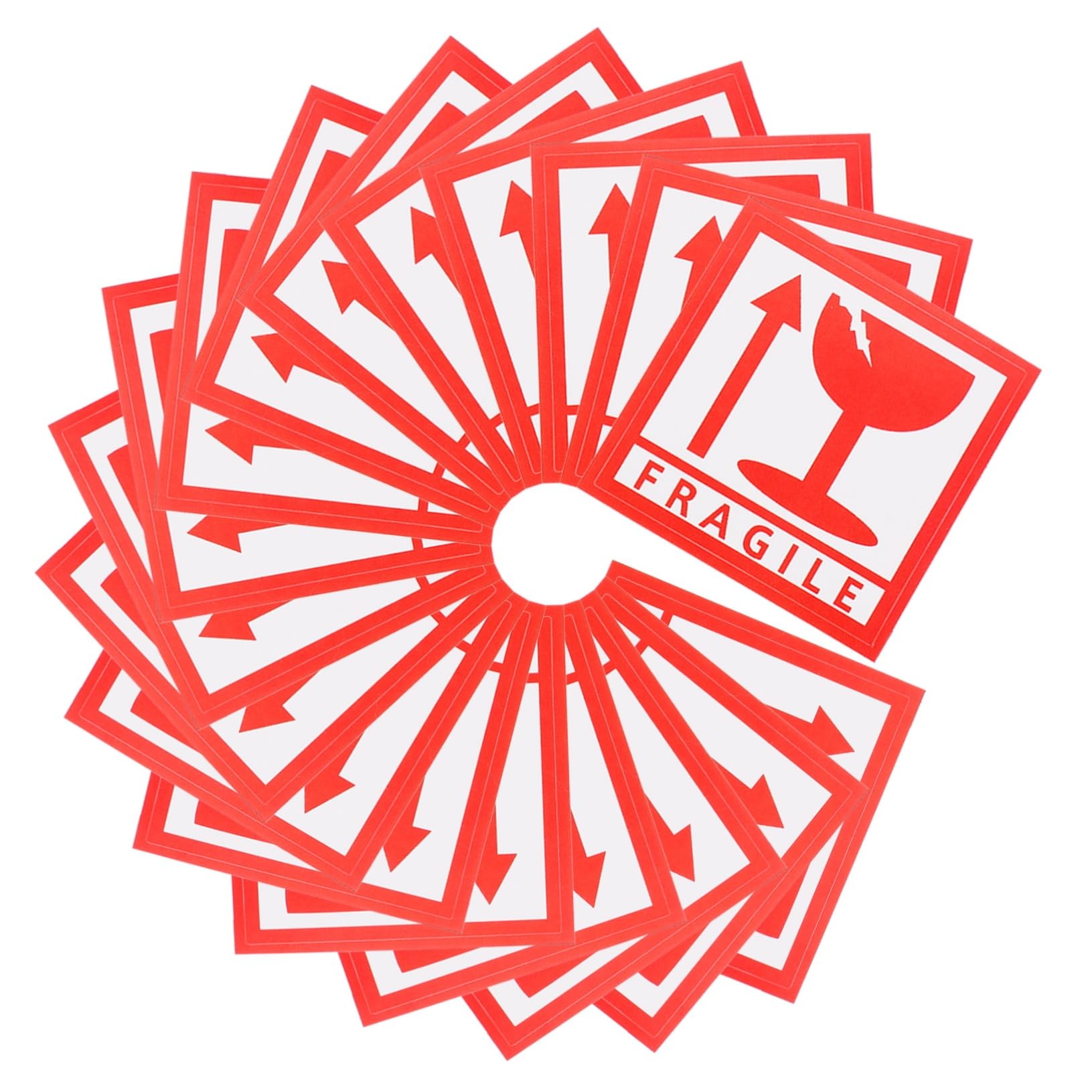 FUNOMOCYA Caution Label Sticker Fragile Packing Warning Stickers 1000pcs for Decoration