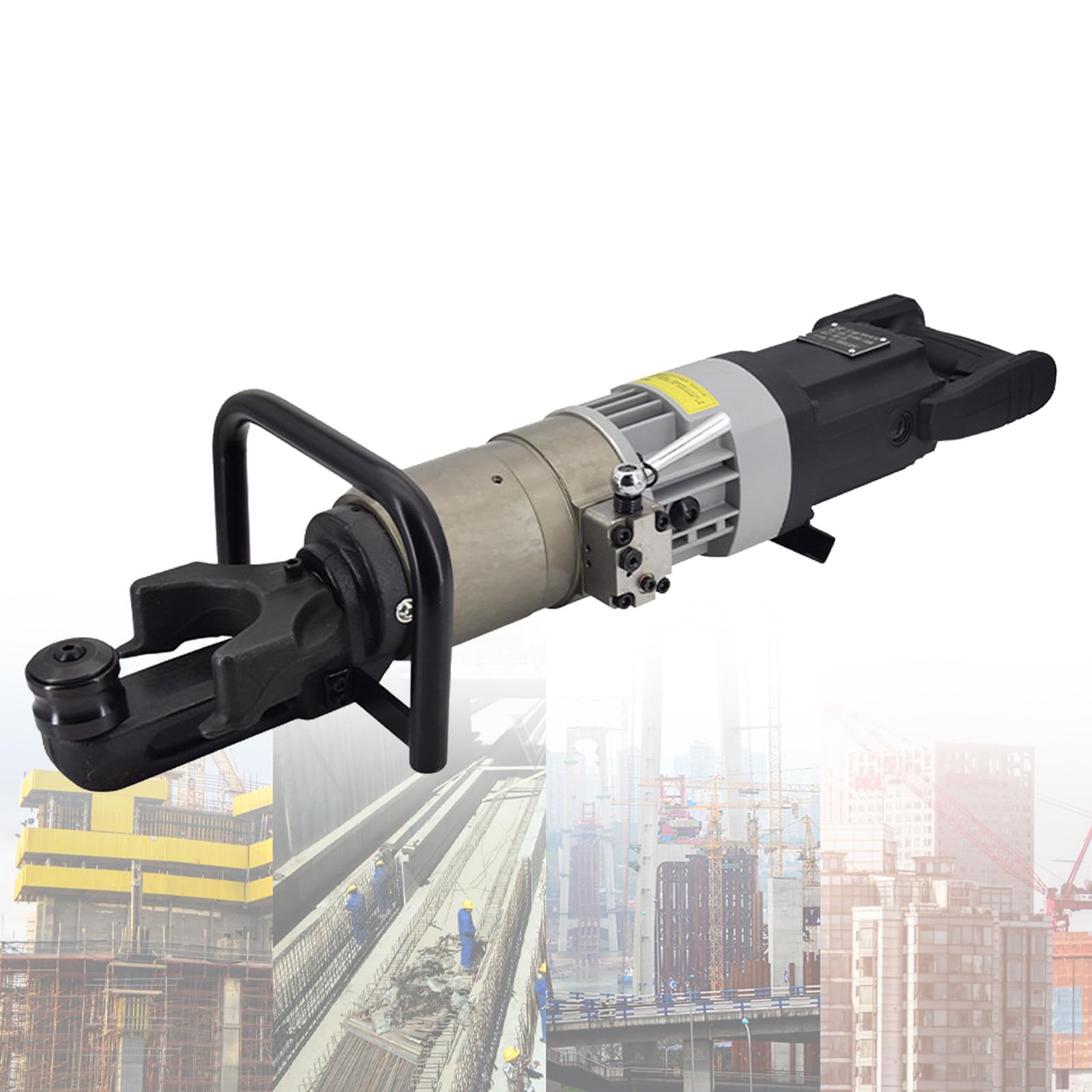 Dobladora De Varillas Corrugadas EléCtrica PortáTil, De Mano, De 8-36 Mm, para Acero De Bajo Carbono Y Barras De Acero Roscadas Redondas,22to36mm